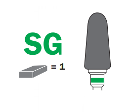 Carbide Bur crosscut supercoarse