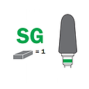 Carbide Bur crosscut supercoarse