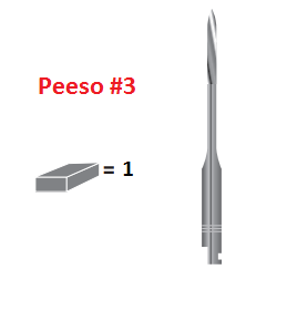 Fresa Pesso #3 de acero inoxidable de 32mm 525032110 precio unitario