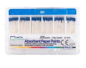 Puntas de Papel MetaBiomed No. 30. Caja de 200 unidades 211550-30