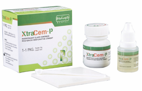 Xtracem P  Cemento posterior restaurador polvo liiquido 15g/10ml