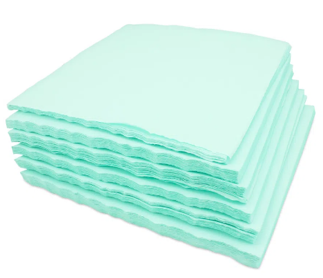 Papel Grado MédicoMedical crepe paper 60 gsm. 50 cm x 50 cm. 500 sheets per box