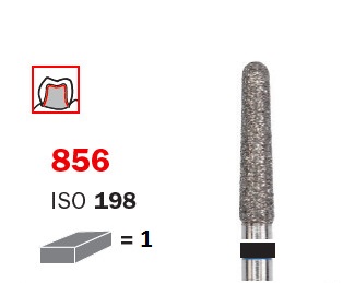 Fresa troncocónica punta redonda ø 1.6 mm Diaswiss 314SG856016