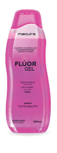 [0101012002] FLUOR GEL - ACIDULADO - 200ml - tutti-frutti