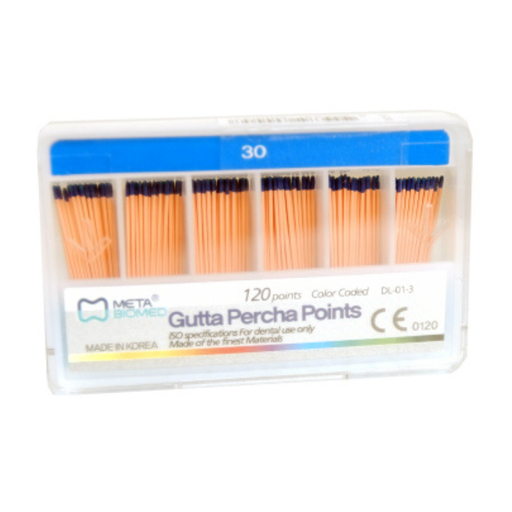 [8806387800057] 111530-30 Gutapercha MetaBiomed No. 30. Caja con 120 puntas