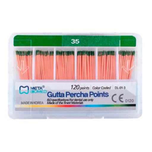 [111530-35] 111530-35 Gutapercha MetaBiomed No. 35. Caja con 120 puntas