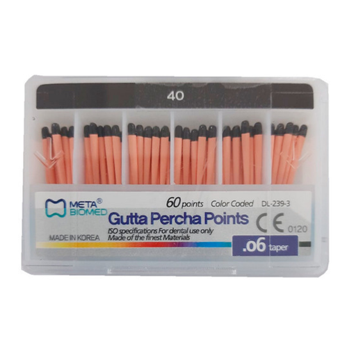 [131510-40] GutaPercha #40 Taper .06 Caja de 60 unidades 131510-40