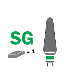 [1C79SG060] Fresón de Carburo corte simple supergrueso Troncocónico